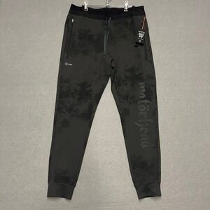Motorhead Pants Mens Medium Black Roark El Morro Fleece Joggers Run Amok Mathis